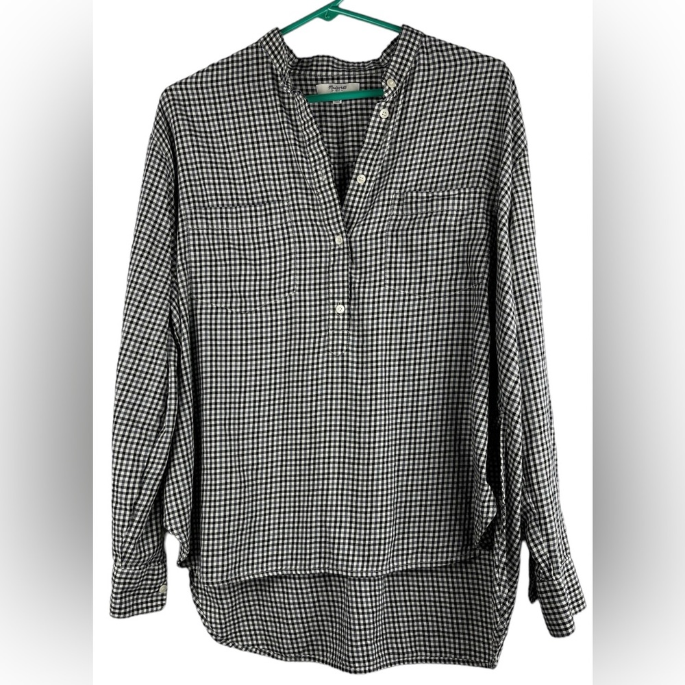 Madewell button up blouse Sz L